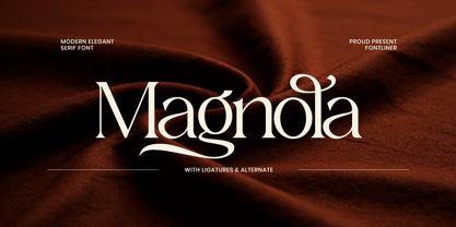 Magnola Font Poster 1
