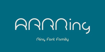Ring Font Poster 1