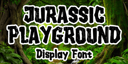 Jurassic Playground Font Poster 1