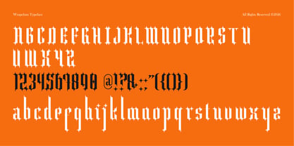 DG Wrapelum Font Poster 2