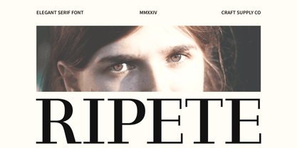 Ripete Font Poster 1