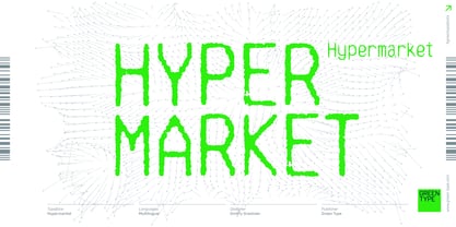 Hypermarket Font Poster 4