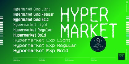 Hypermarket Font Poster 6