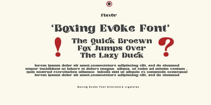 Boxing Evoke Font Poster 3