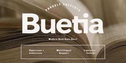 MC Buetia Font Poster 1