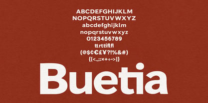 MC Buetia Font Poster 6