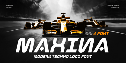 Maxina Font Poster 1