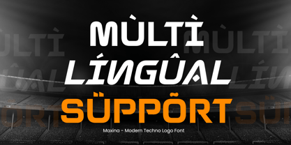 Maxina Font Poster 12