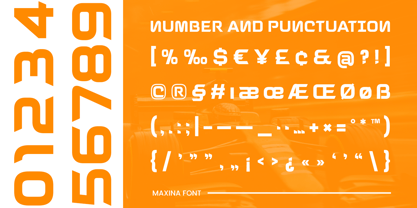 Maxina Font Poster 11