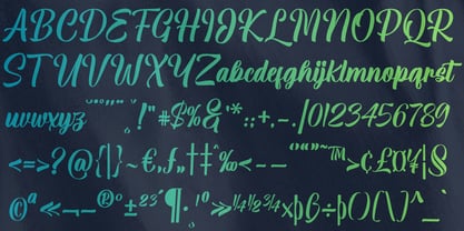 Meliga Font Poster 7
