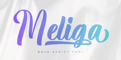 Meliga Font Poster 12