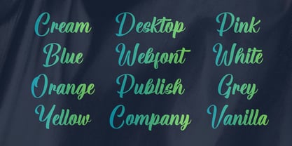 Meliga Font Poster 3