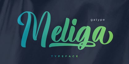 Meliga Font Poster 1