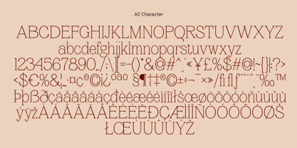 Leirent Font Poster 6