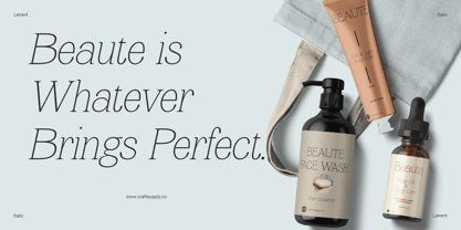Leirent Font Poster 3