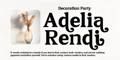Bredilo Font Poster 2
