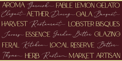 Latica Marcia Script Font Poster 6