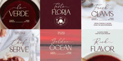Latica Marcia Script Font Poster 11