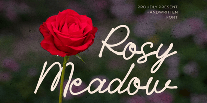 Rosy Meadow Font Poster 1