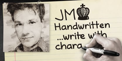 JM Handwritten Font Poster 1