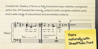 JM Handwritten Font Poster 7