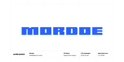 Mordoe Font Poster 1