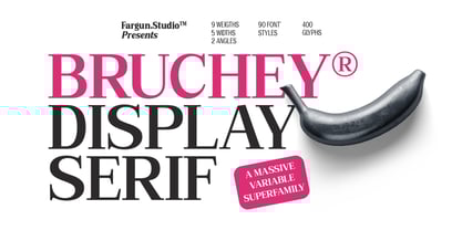 Bruchey Font Poster 1