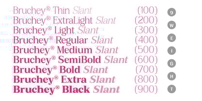 Bruchey Font Poster 3