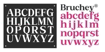 Bruchey Font Poster 7