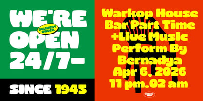 Hobsky Font Poster 2