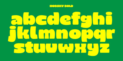 Hobsky Font Poster 10