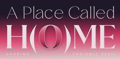 Sharink Font Poster 5