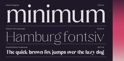Sharink Font Poster 6