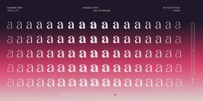 Sharink Font Poster 12