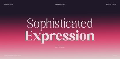 Sharink Font Poster 13