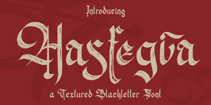 Hasfegia Font Poster 1