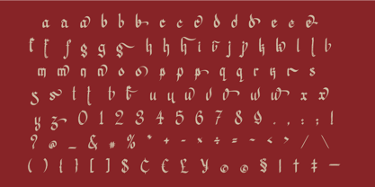 Hasfegia Font Poster 10