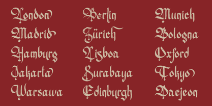 Hasfegia Font Poster 2