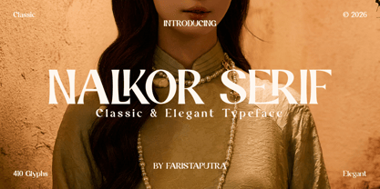 Nalkor Serif Font Poster 1