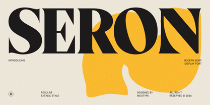 IT Seron Font Poster 1
