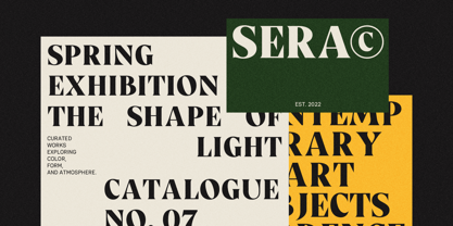 IT Seron Font Poster 7