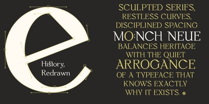 Monch Neue Font Poster 3