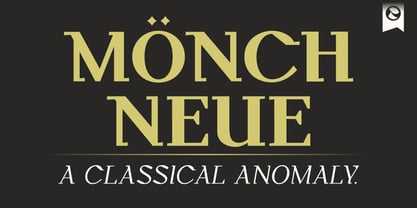 Monch Neue Font Poster 1
