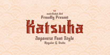Katsuha Font Poster 1