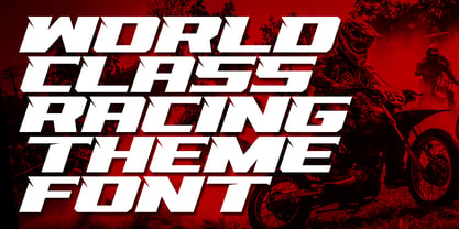 Garco Racing Font Poster 3
