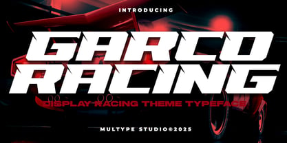 Garco Racing Font Poster 1