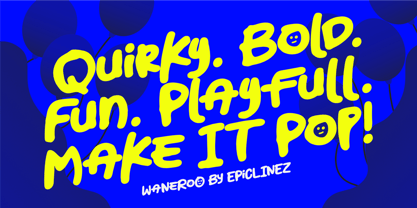 Waneroo Font Poster 4