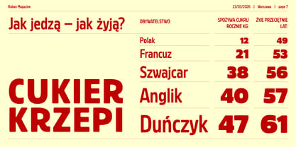 Raban Font Poster 7