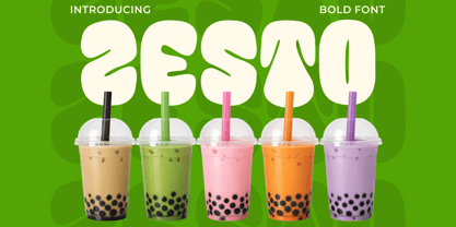 Zesto Font Poster 1