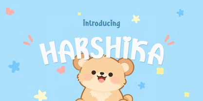 Harshika Font Poster 1